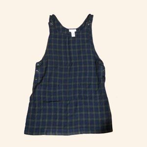 Vintage Jones New York Overall Plaid Dress (L)